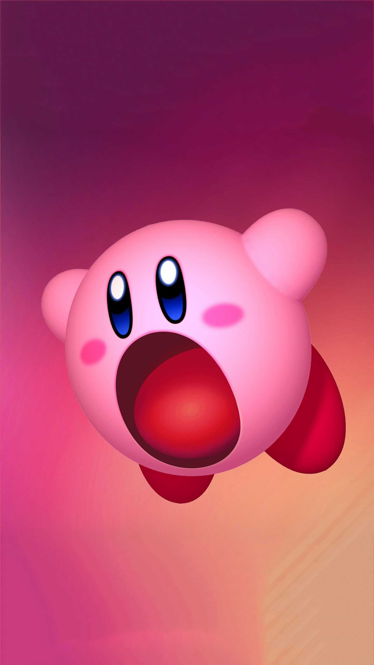 1440x2560 Kirby Wallpaper Phone Free HD Wallpaper