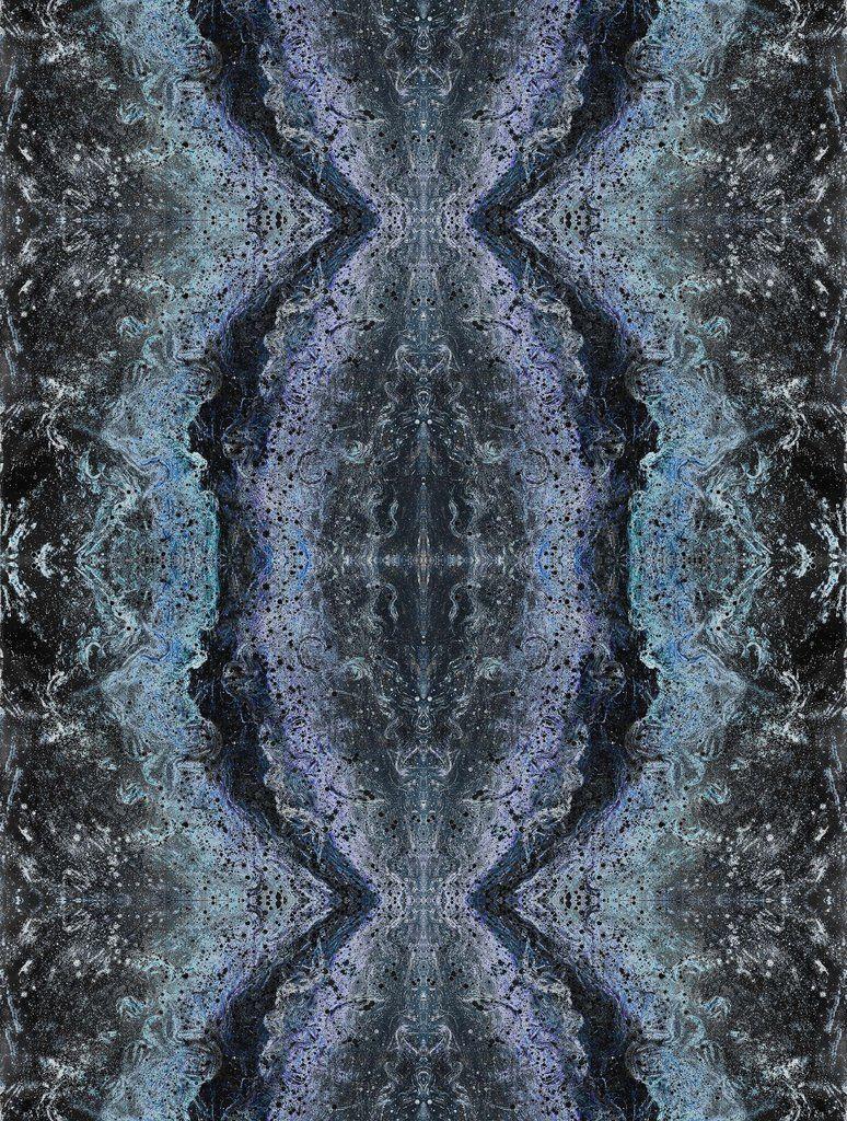 774x1024 FLOWER OF LIFE : NOIR BLU