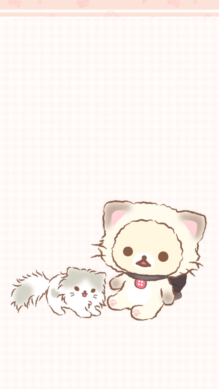720x1280 Cute Pastel Cats Wallpaper