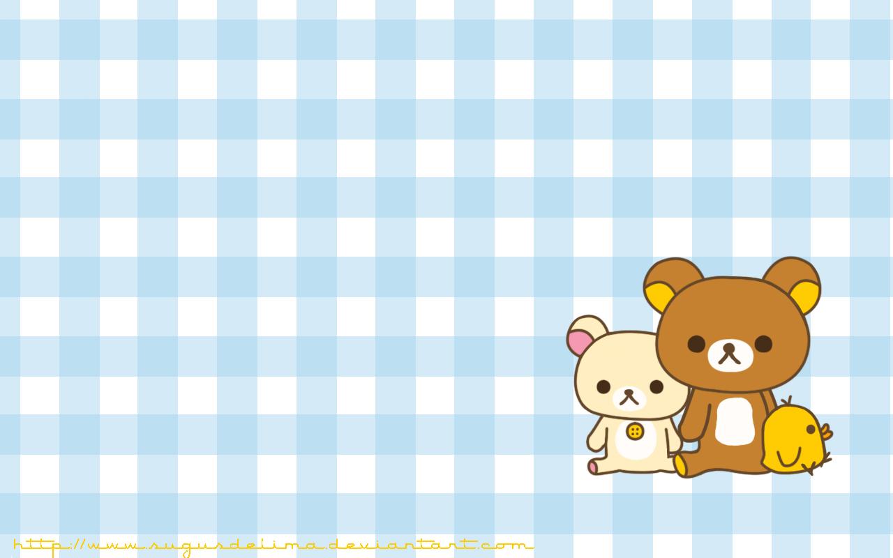 1280x800 Free download Blue Background Rilakkuma Wallpaper Hello Kitty Wallpaper [1280x800] for your Desktop, Mobile & Tablet. Explore Kawaii Wallpaper. Cute Wallpaper For Desktop, Cute Wallpaper for Laptops, Cute Wallpaper Tumblr