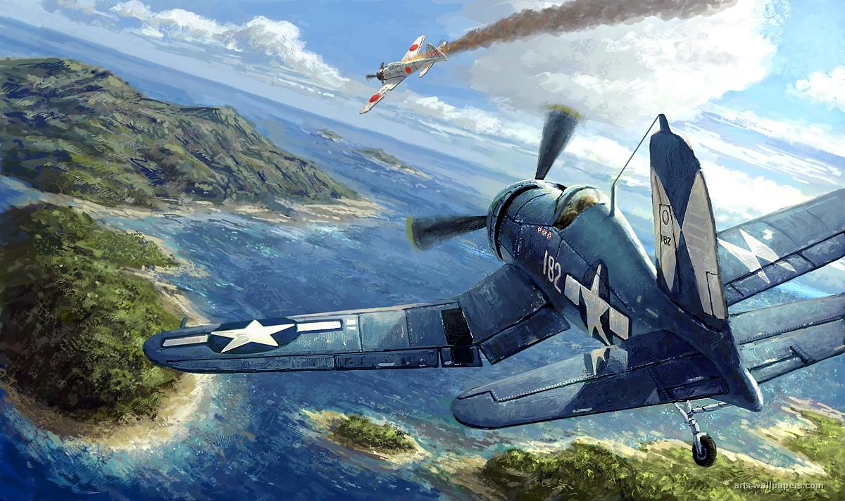 1200x712 WWII Aviation Art Wallpaper