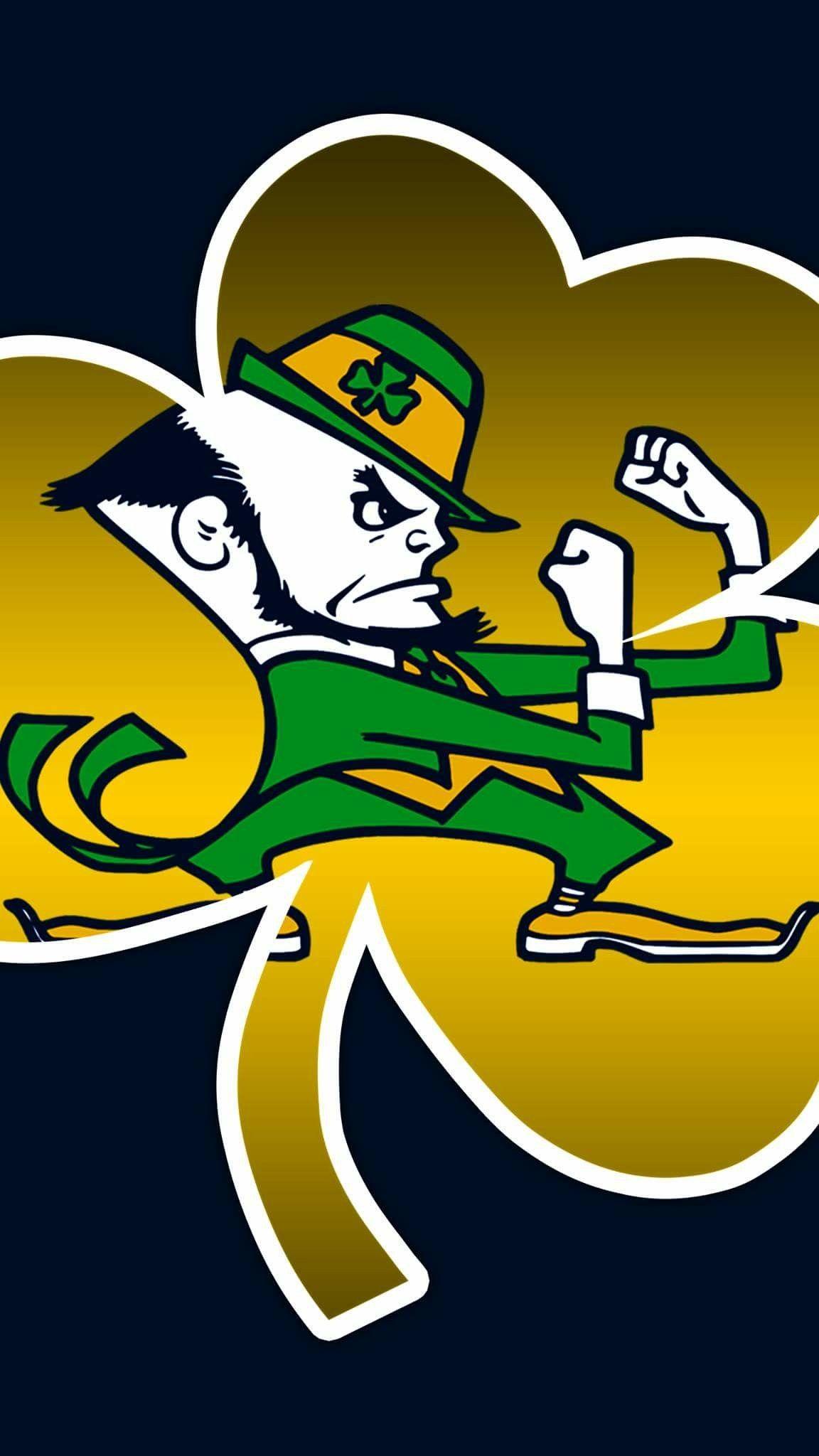 1152x2048 Notre Dame ☘. Notre dame fighting irish football, Norte dame fighting irish, Fighting irish football