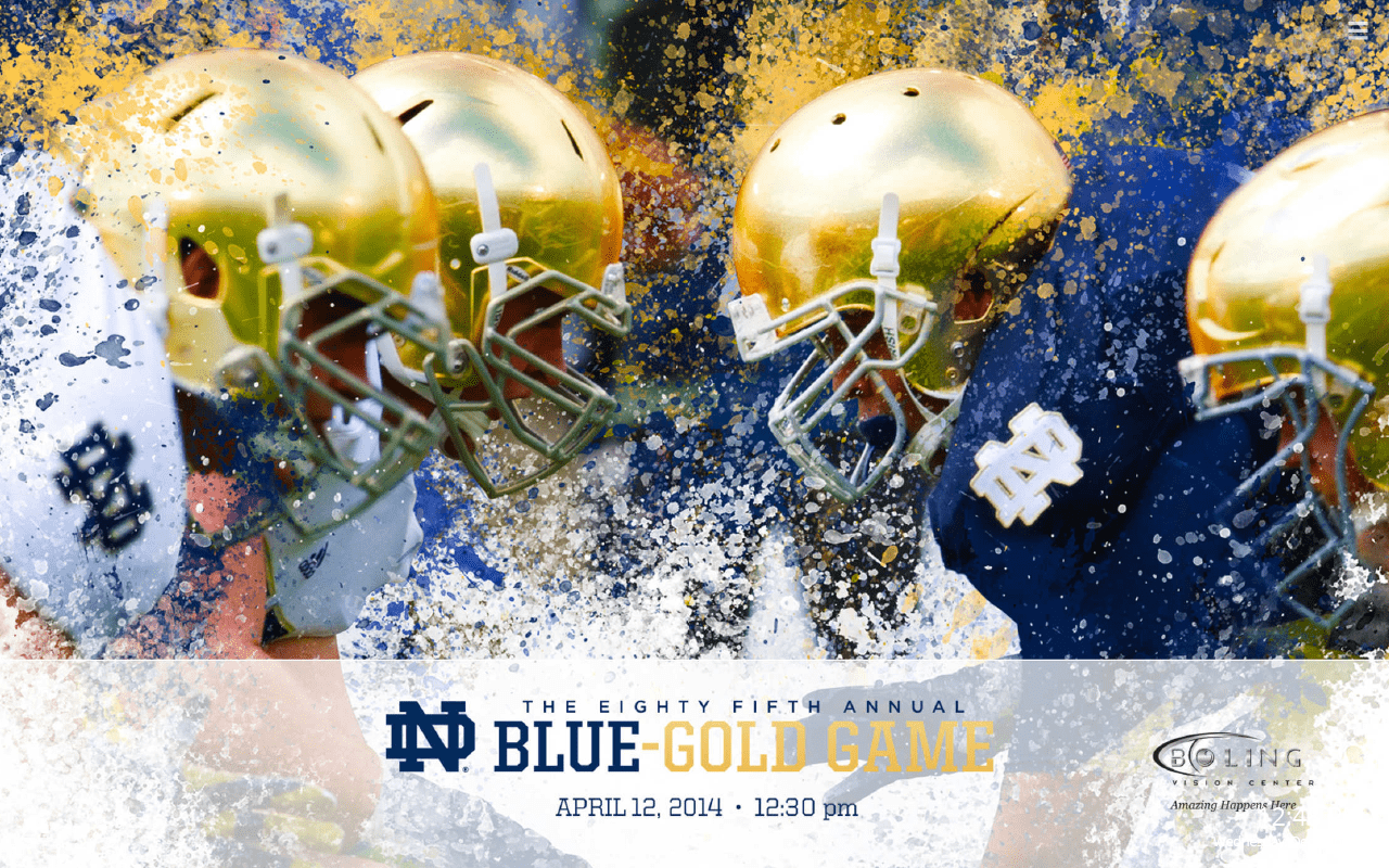 1280x800 Notre Dame Fighting Irish Football HD New Tab Fan Tab