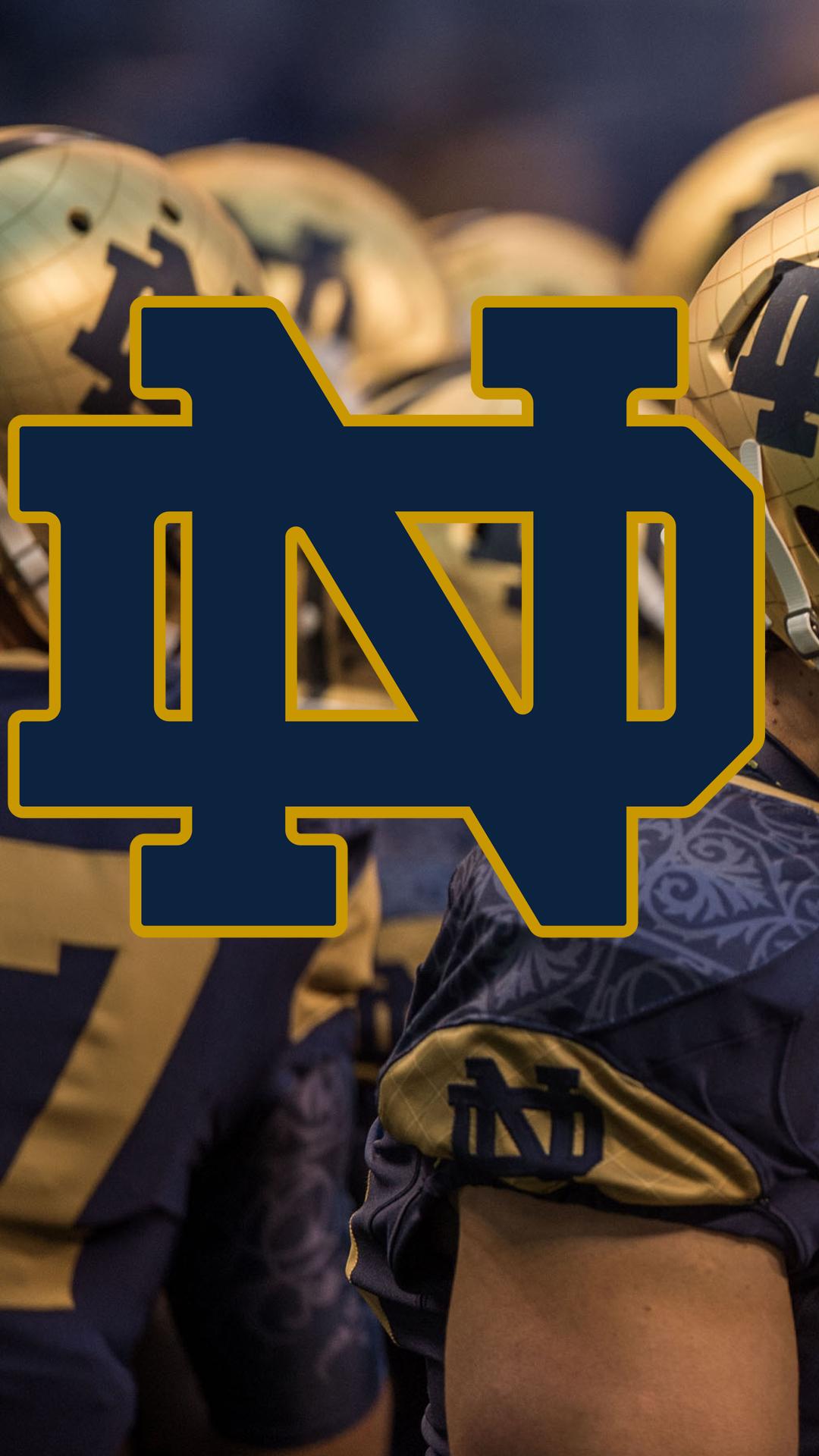 1080x1920 Notre Dame Fighting Irish Wallpaper for Android with Logo Wallpaper. Wallpaper Download. High Resolution Wallpaper