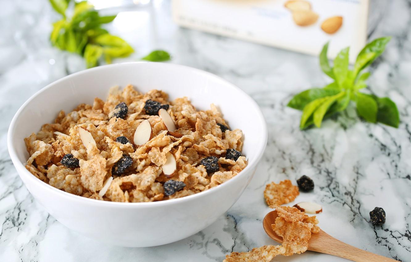 1332x850 Wallpaper berries, Breakfast, cereal, muesli image for desktop, section еда
