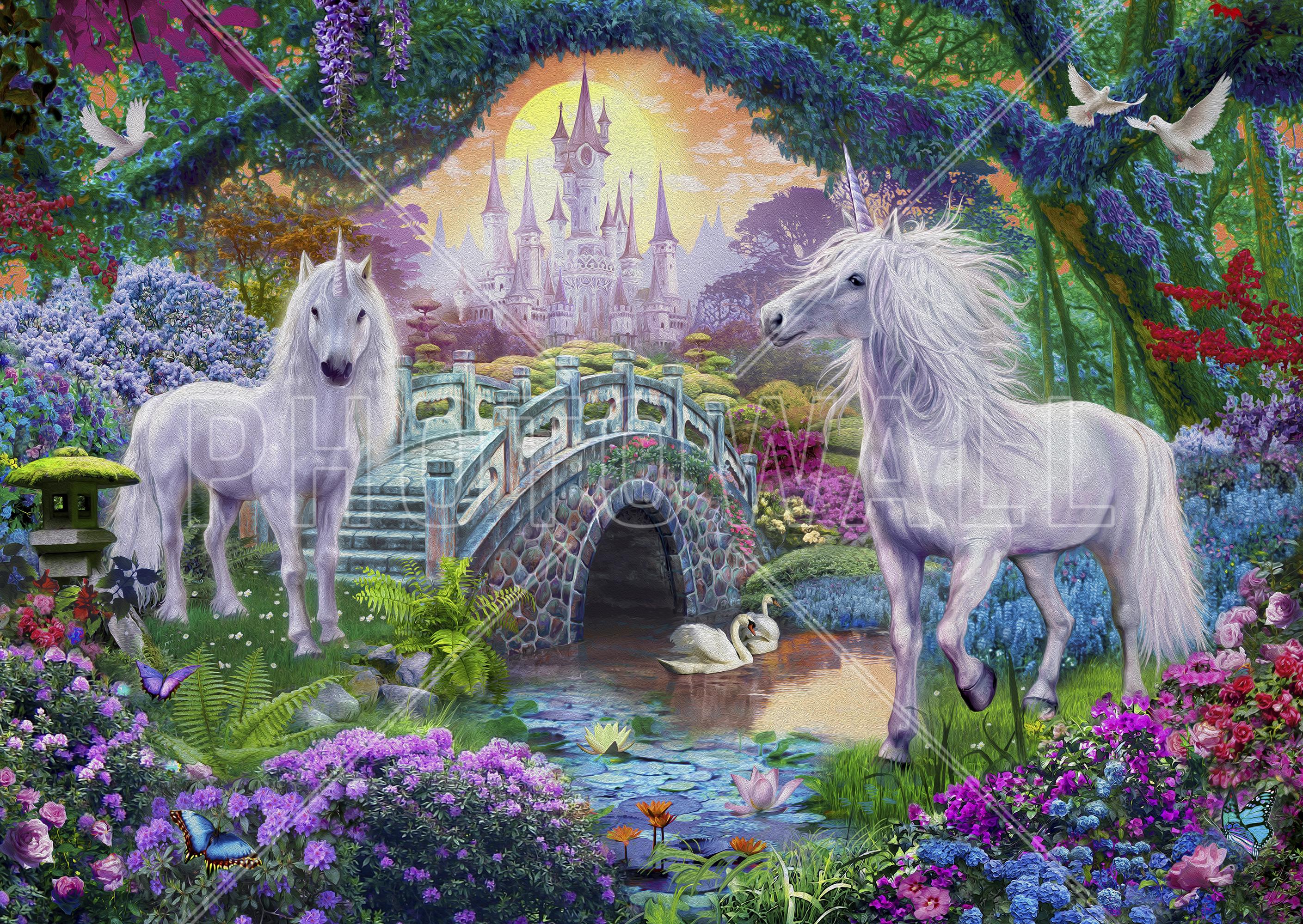 2818x2000 Magical Unicorn Kingdom In Fairy Land