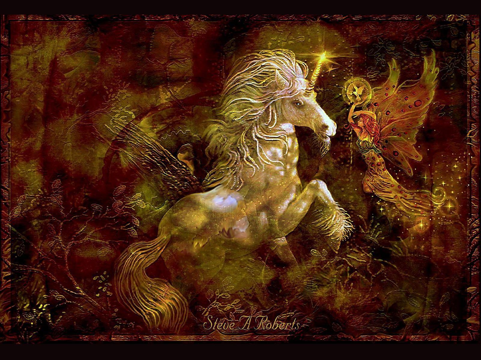 1600x1200 Fairy wallpaper, fantasy, steve a roberts, unicorn, unicorns • Wallpaper For You HD Wallpaper For Desktop & Mobile