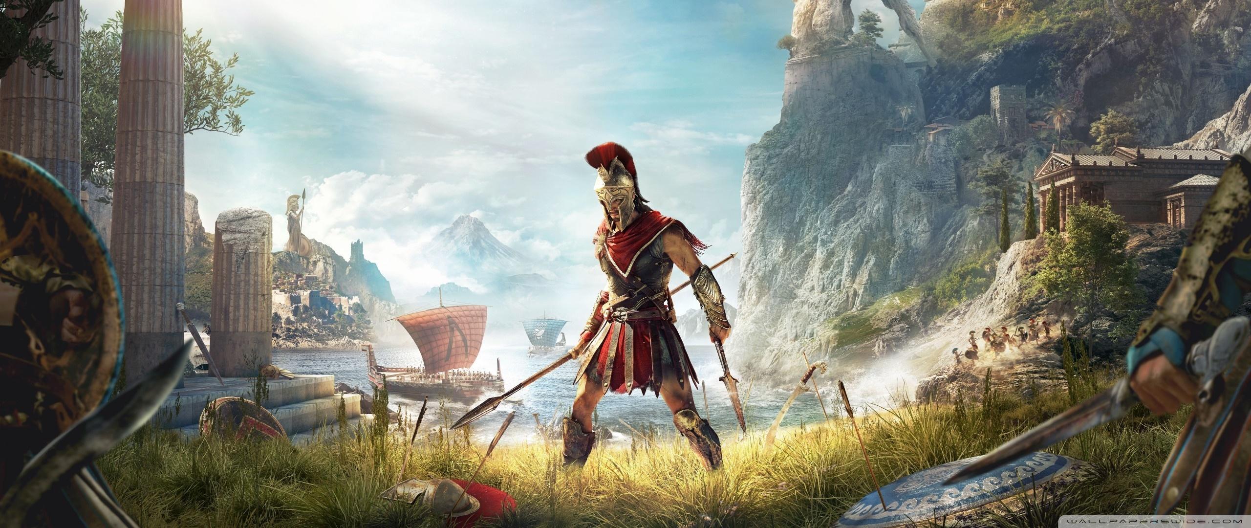 2560x1080 Assassin's Creed Odyssey Ultra HD Desktop Background Wallpaper for : Widescreen & UltraWide Desktop & Laptop : Multi Display, Dual Monitor : Tablet