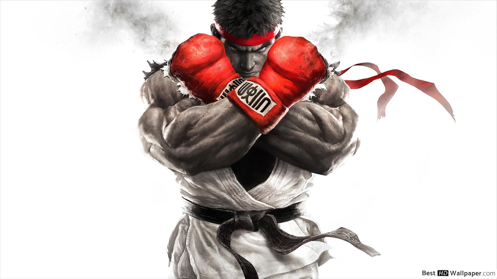 1920x1080 Street Fighter V : Ryu Hadouken (The Fighter) HD wallpaper download