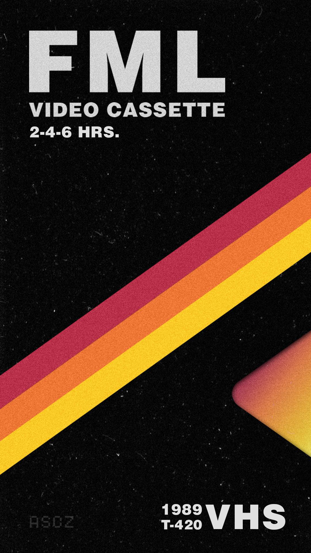 1080x1920 vhs wallpaper