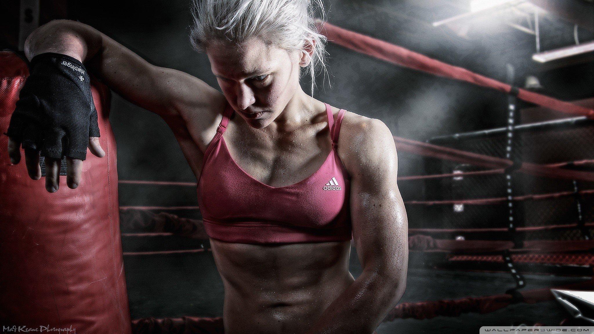 2048x1152 boxing, Women, Armpits HD Wallpaper / Desktop and Mobile Image & Photo