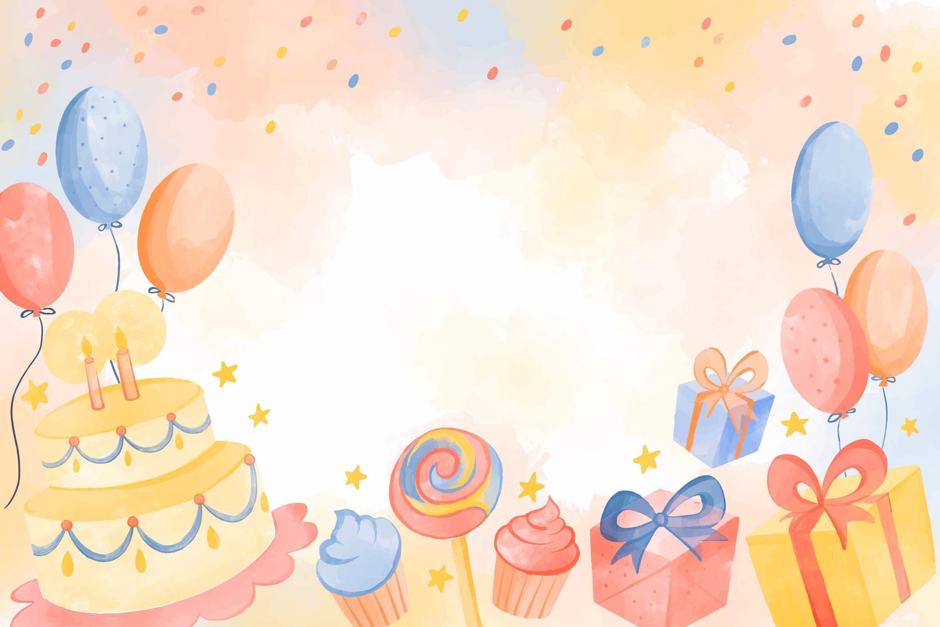 Pastel Birthday Wallpapers Top Free Pastel Birthday Backgrounds Wallpaperaccess