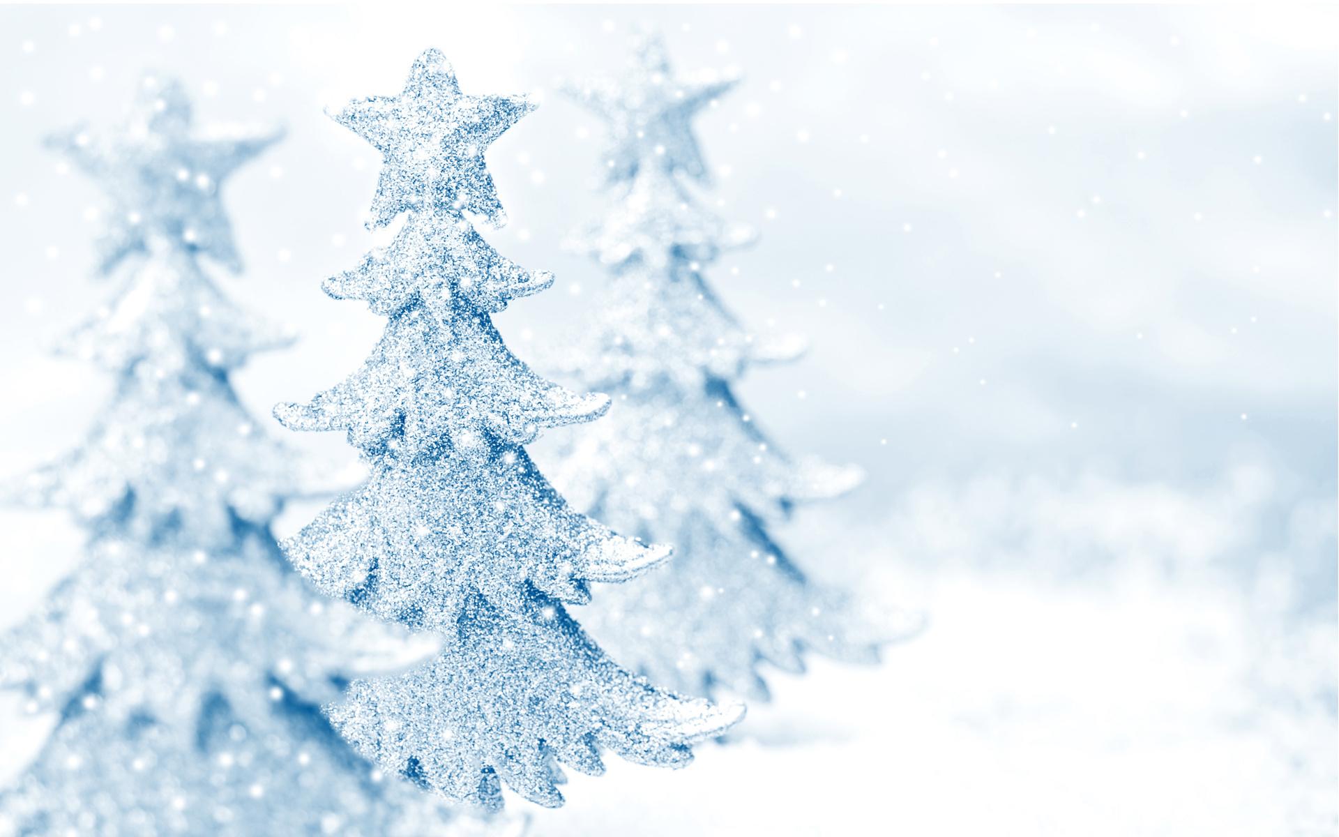 1920x1200 Christmas Lights Snow Wallpaper