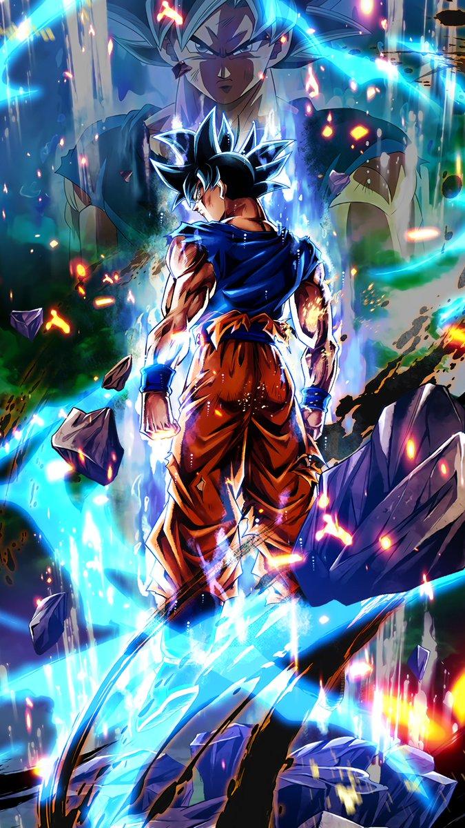675x1200 Hydros Ultra Instinct -Sign- Goku Character Art (2 Versions) + 4K PC Wallpaper + 4K Phone Wallpaper! #DBLegends #DragonBallLegends