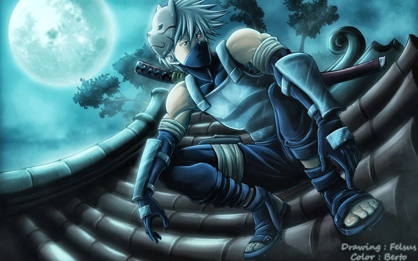 1440x900 Dope Kakashi Wallpaper