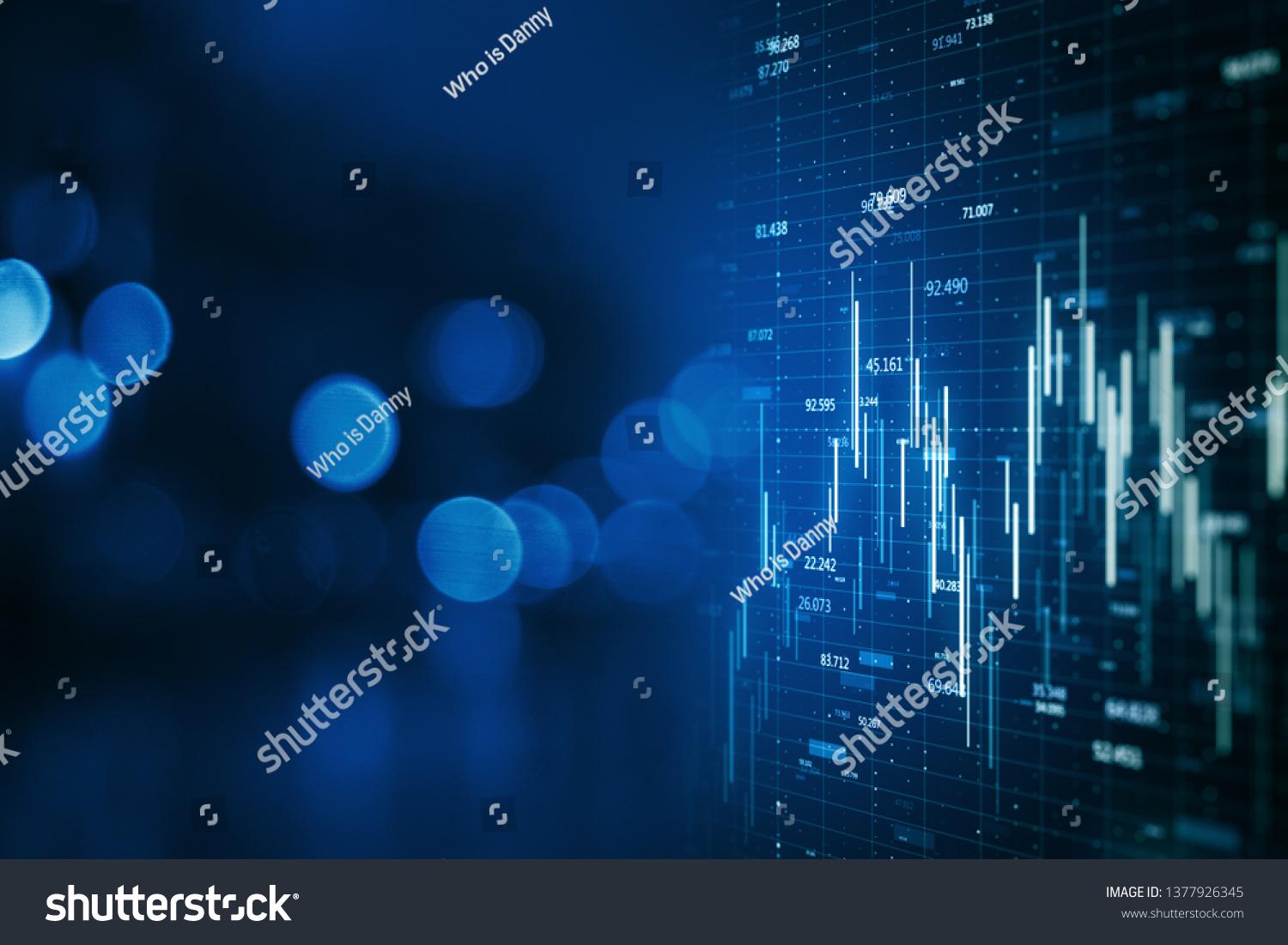 1500x1101 Stock Photo Creative Forex Chart On Blue Bokeh Wallpaper Finance And Invest Concept Double Exposure D 1377926345