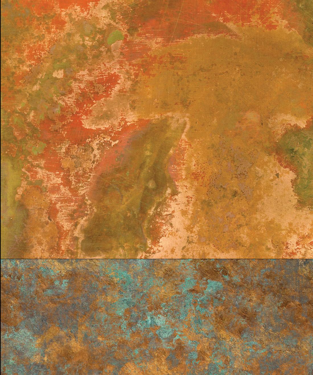 1100x1318 Bronze & Copper Wallpaper • Realistic Metal Design AUS