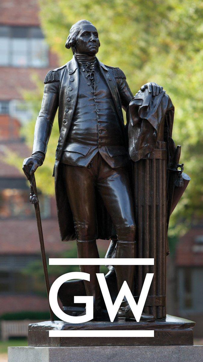 675x1200 GW University phone background, new you