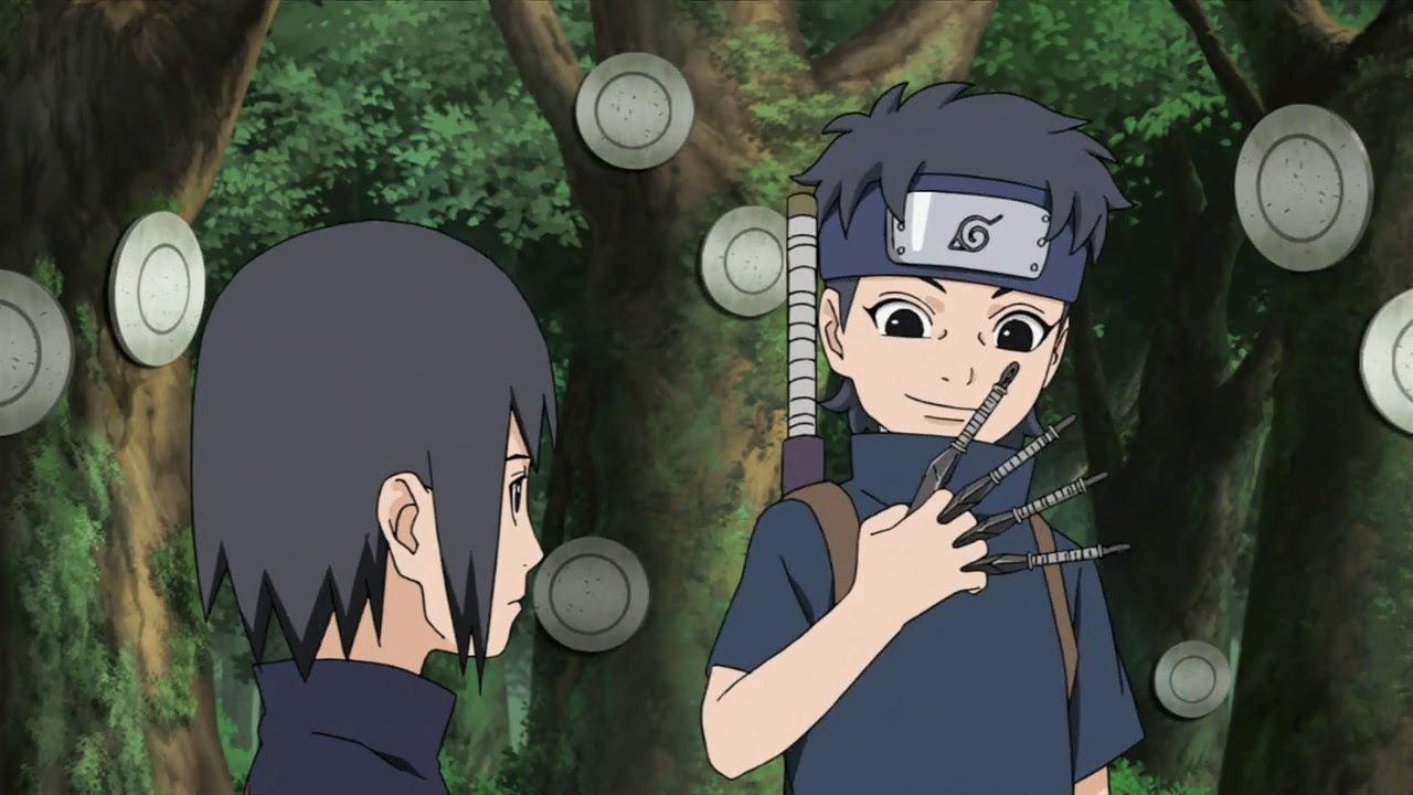 1280x720 Shisui Teachs Itachi With Shuriken And Sharingan, Itachi Happy When Sasuke Born English Dub