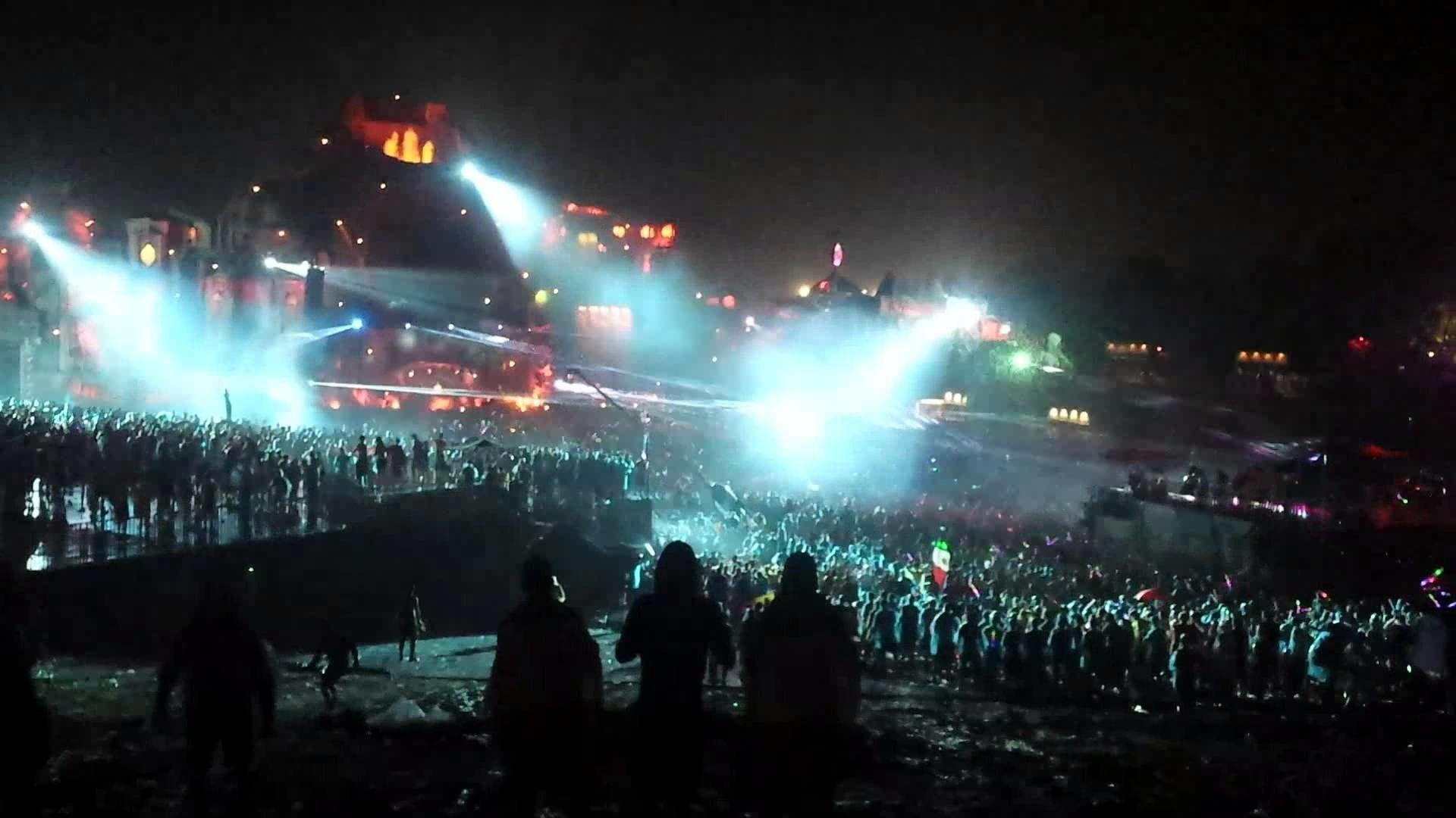 1920x1080 Tomorrowland 2018 Laser Show HD Wallpaper