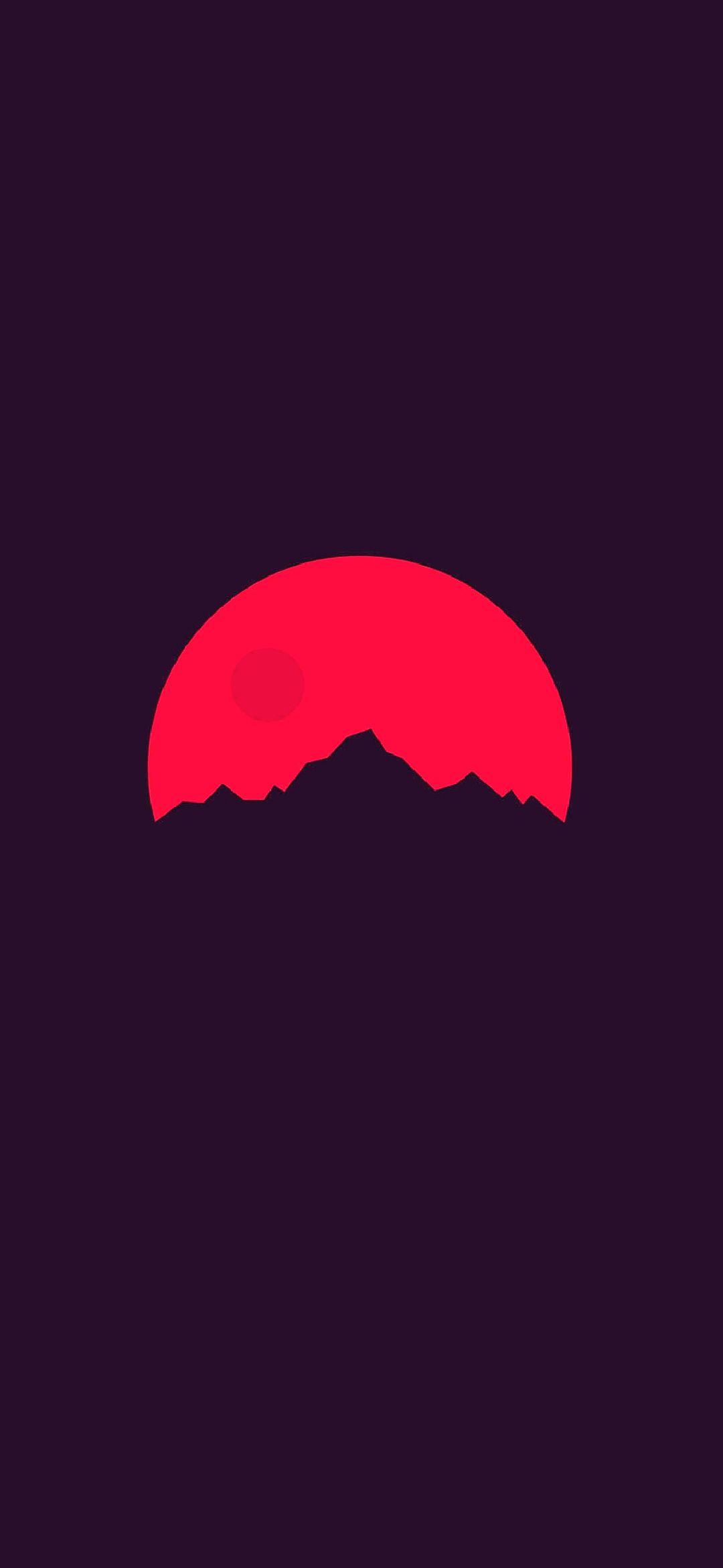 1080x2340 Sunset Art Wallpaper 1080×2340. Sunset art, Art wallpaper, Minimalist wallpaper