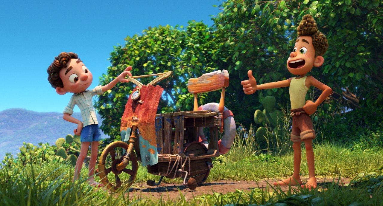 1280x691 Creating The Stylized, 2D Inspired Fun Of Pixar's 'Luca'. Animation World Network