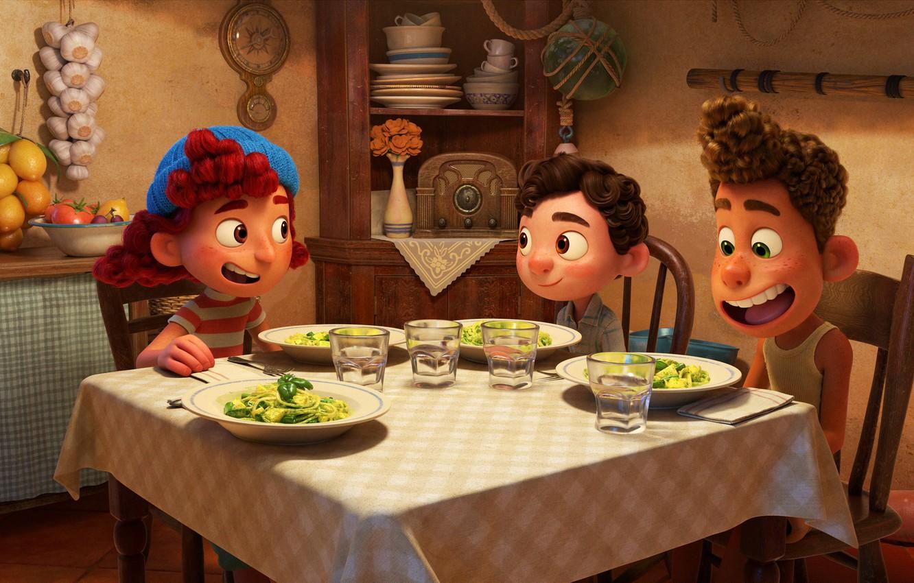 1332x850 Wallpaper Pixar, Walt Disney, Movie, Film, Luca, Luca Paguro image for desktop, section фильмы