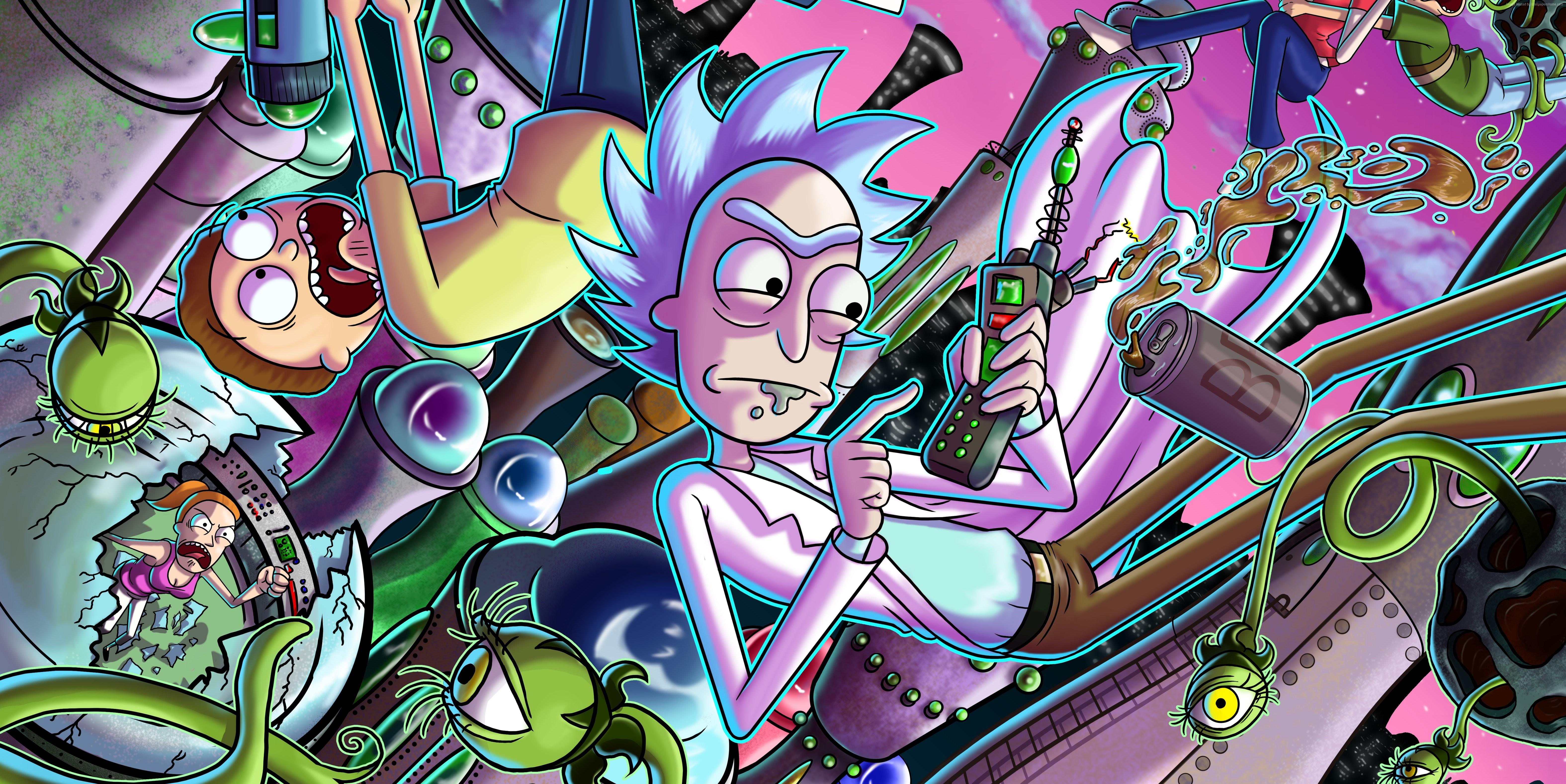 6300x3155 Rick And Morty Wallpaper