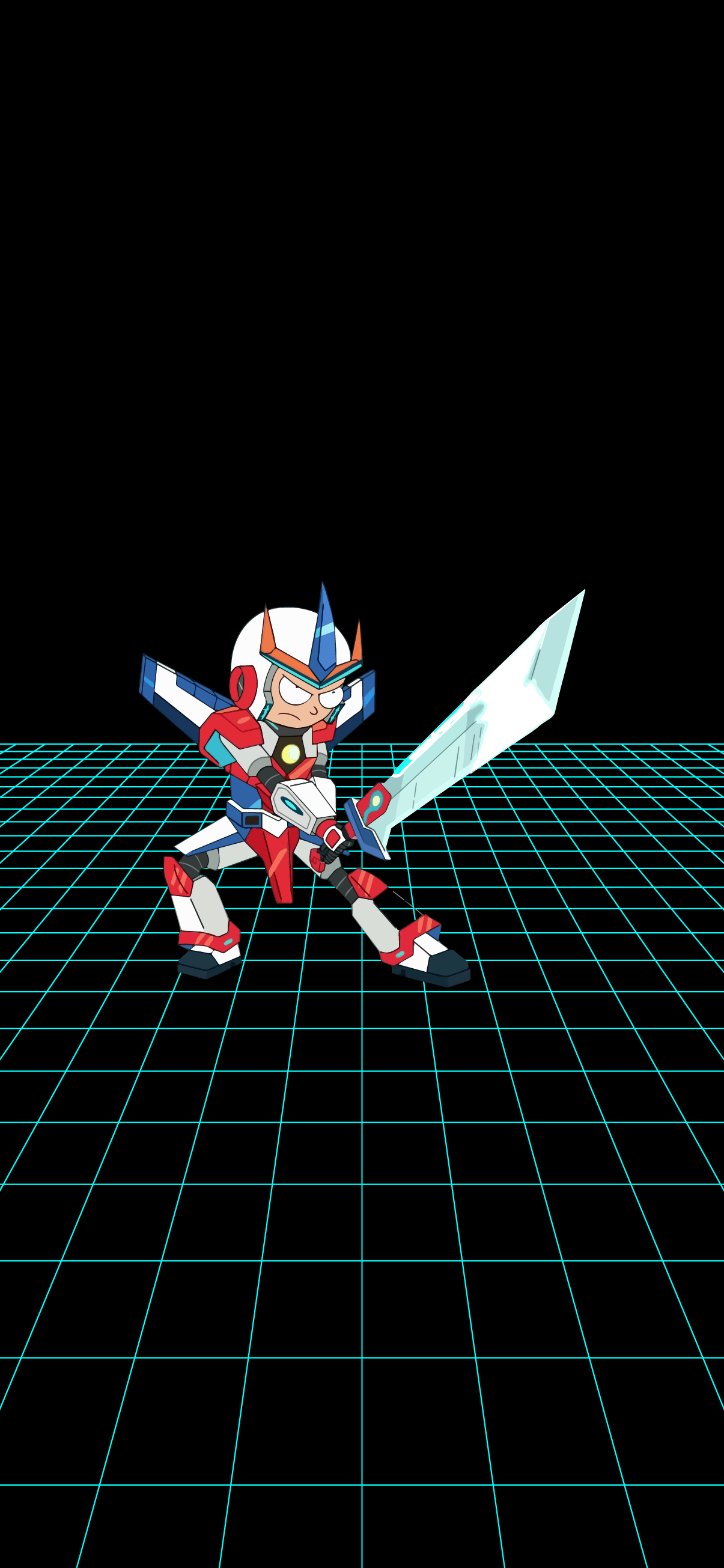 1205x2609 Morty Voltron style wallpaper amoled
