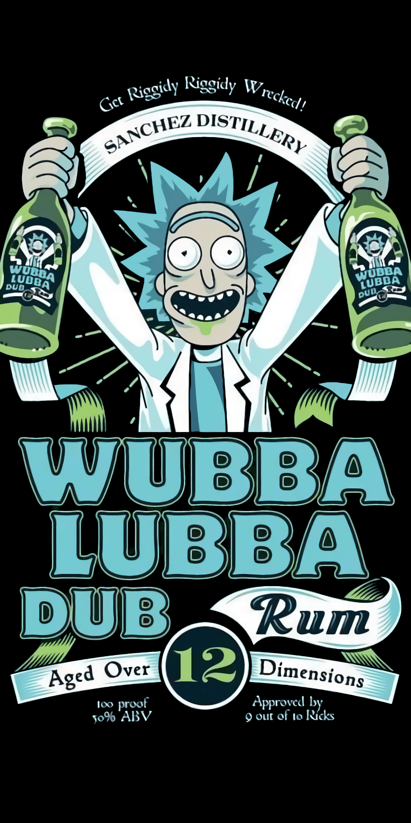 1440x2880 Art I Took This Fantastic Front Pager, Blew It Up, Made It A AMOLED Wallpaper 2880x1440: Rickandmorty