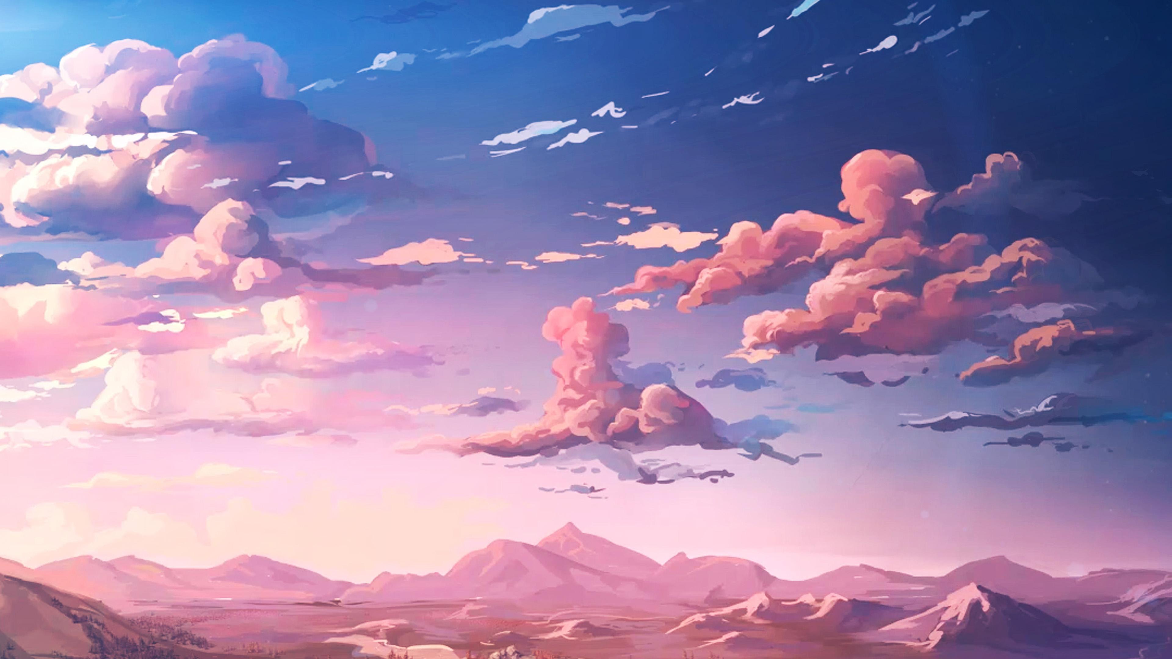 3840x2160 wallpaper for desktop, laptop. nature anime art sea art falre