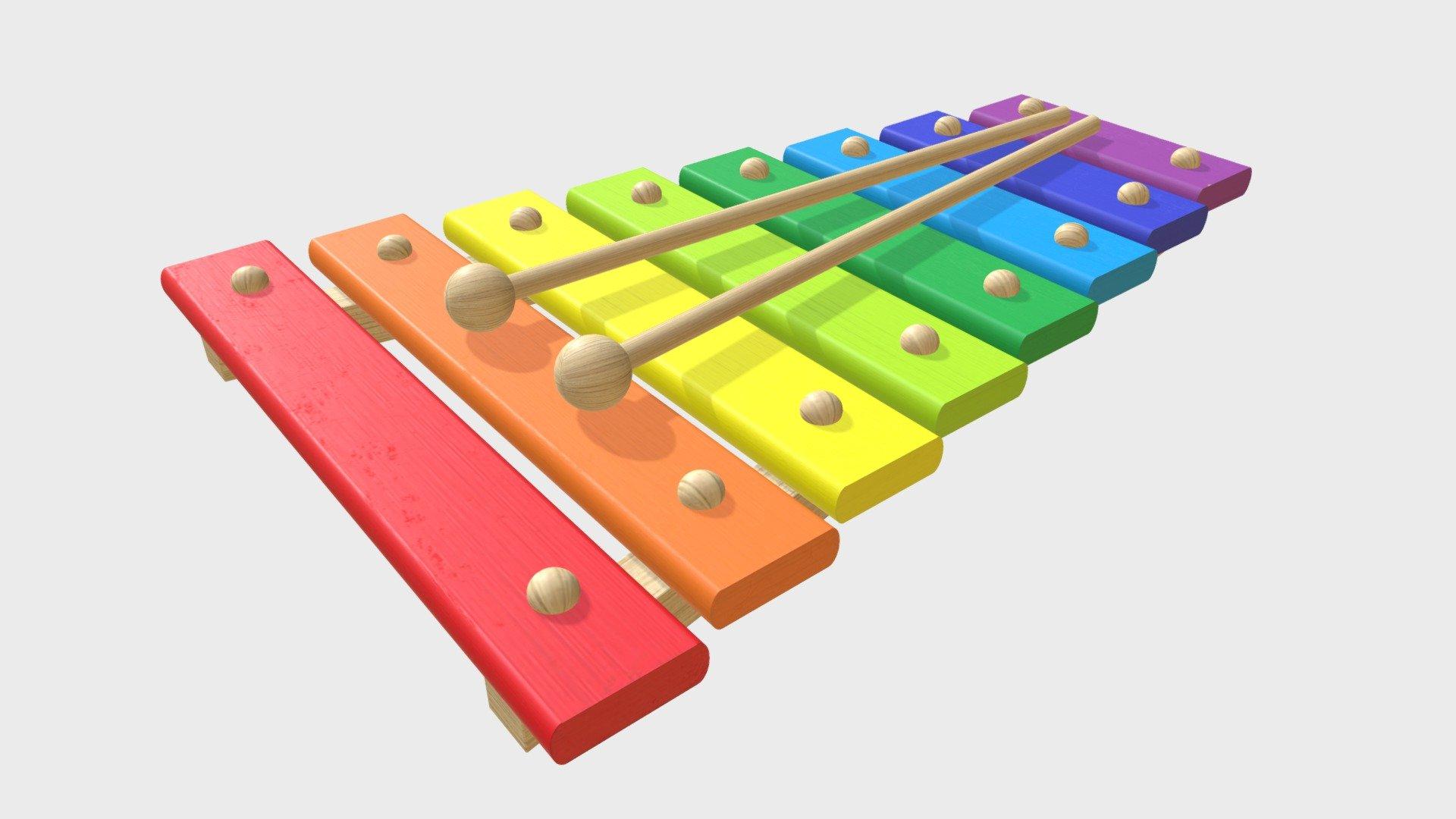 1920x1080 Xylophone Toy Royalty Free 3D model by FrancescoMilanese [f073D21]