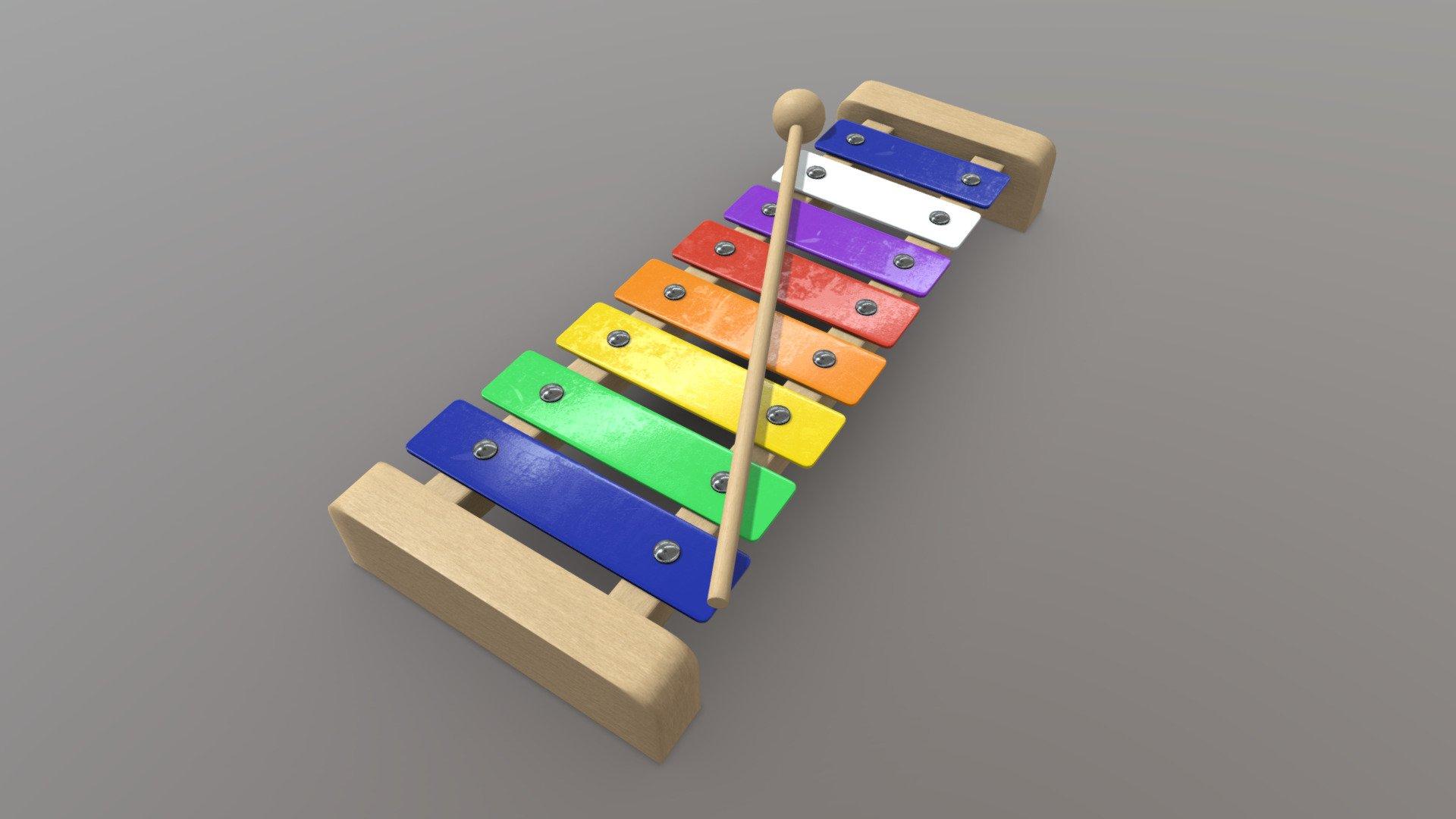 1920x1080 Xylophone Royalty Free 3D model by plaggy [afae080]