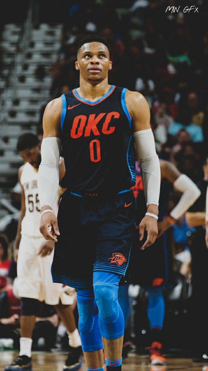 675x1200 Russell Westbrook Wallpaper iPhone 2018