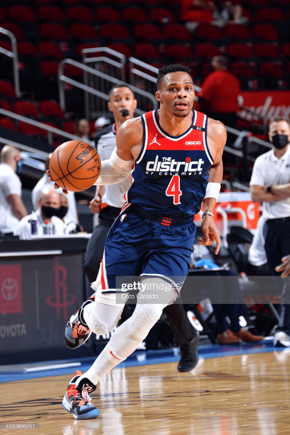 1000x1500 Russell Westbrook of the Washington Wizards dribbles the ball during. Washington wizards, Russell westbrook, Westbrook