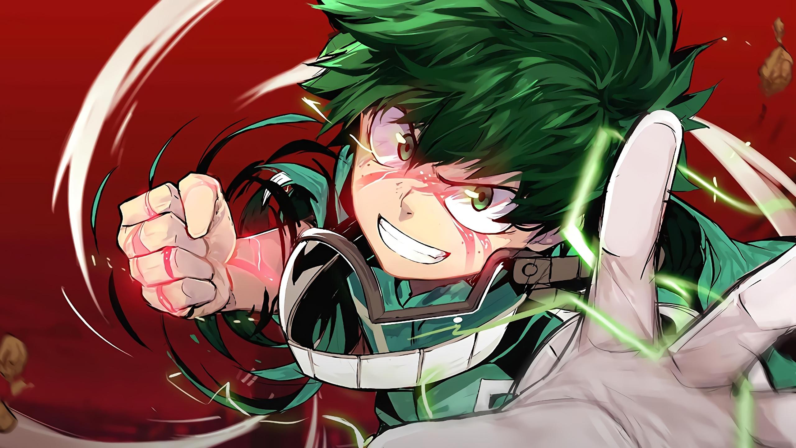2560x1440 Izuku Midoriya My Hero Academia Anime Wallpaper 4k Ultra HD
