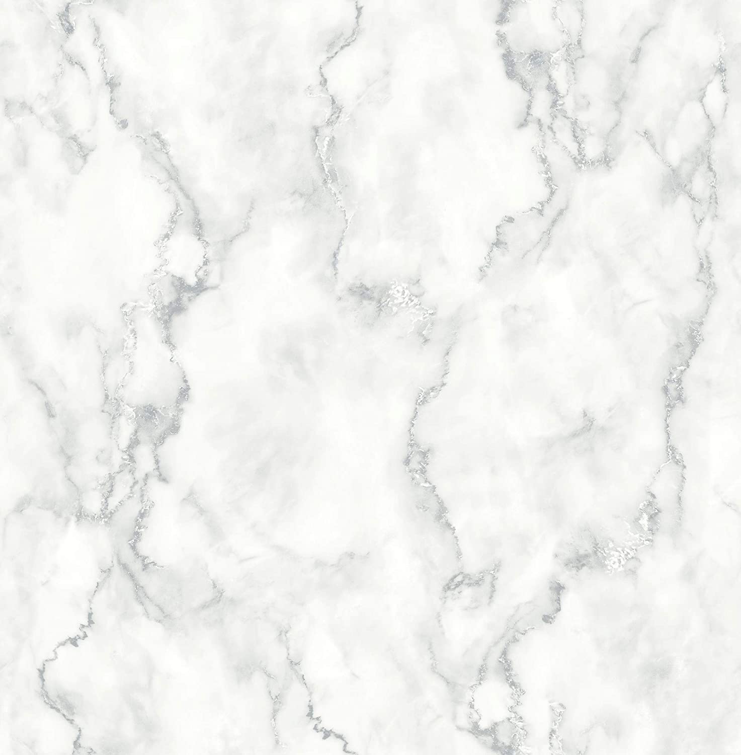 1473x1500 NextWall Faux Marble Texture Peel and Stick Wallpaper (White & Gray)