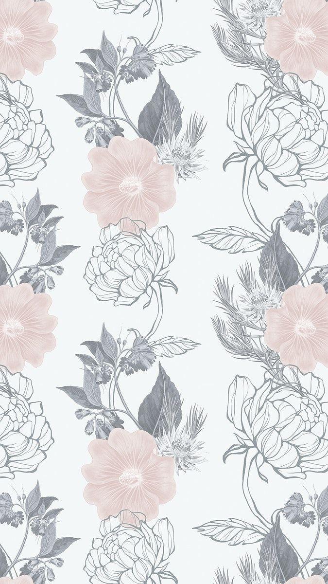 Grey Floral Wallpapers Top Free Grey Floral Backgrounds WallpaperAccess
