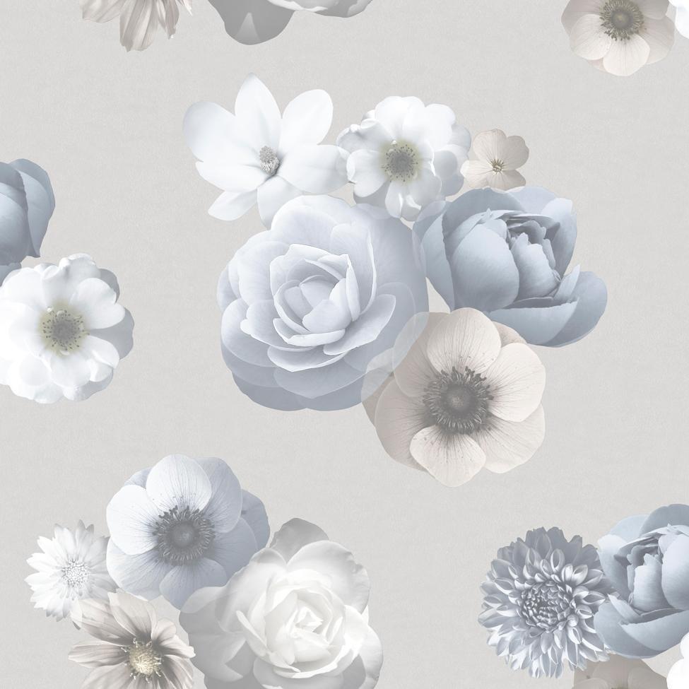 Grey Floral Wallpapers - Top Free Grey Floral Backgrounds - WallpaperAccess