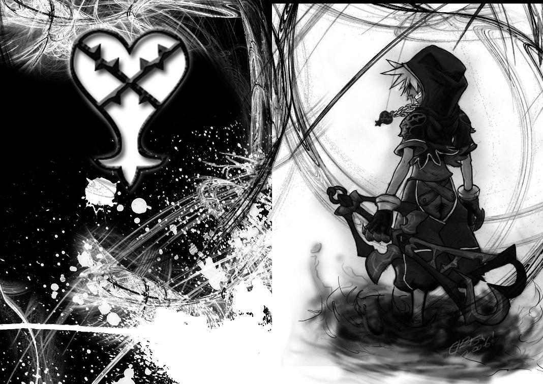1068x756 INDI: Heartless Wallpaper Heartless Kingdom Hearts Logo