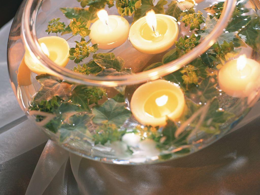 1024x768 Candles: Floating candles. Deco table mariage, Deco table, Table mariage