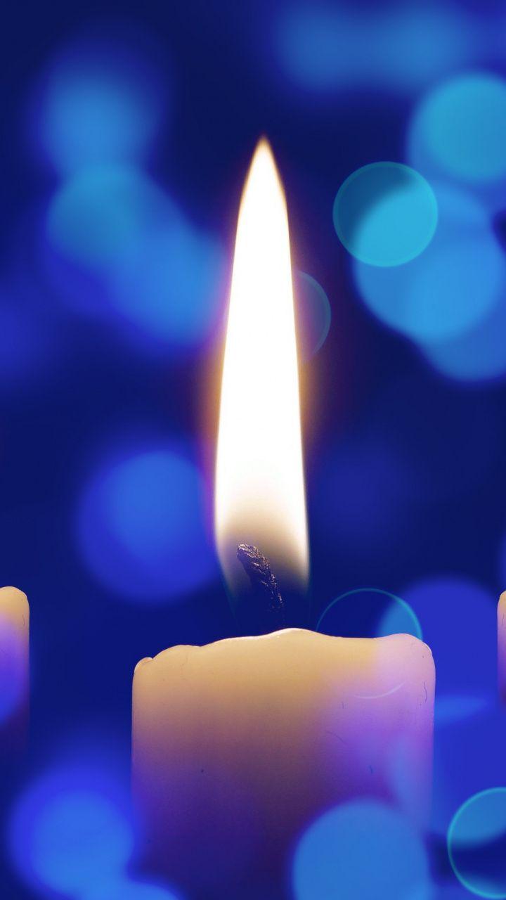 720x1280 Digital art, bokeh, candles Wallpaper. Candles wallpaper, Candle light photography, Candles