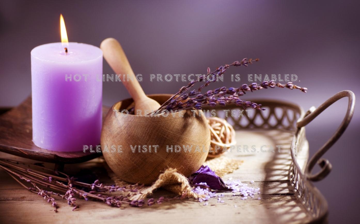 1394x871 aromatherapy purple lavender candle flower