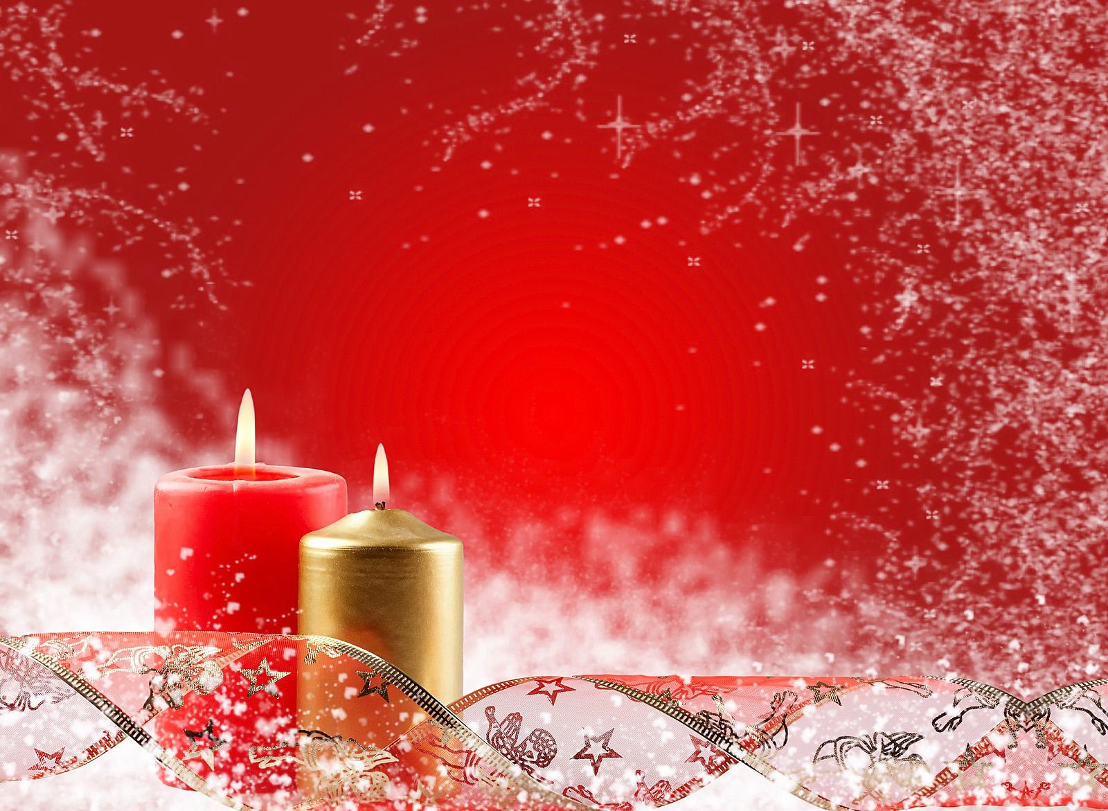 1600x1171 Free Wallpaper: Christmas Candles Wallpaper