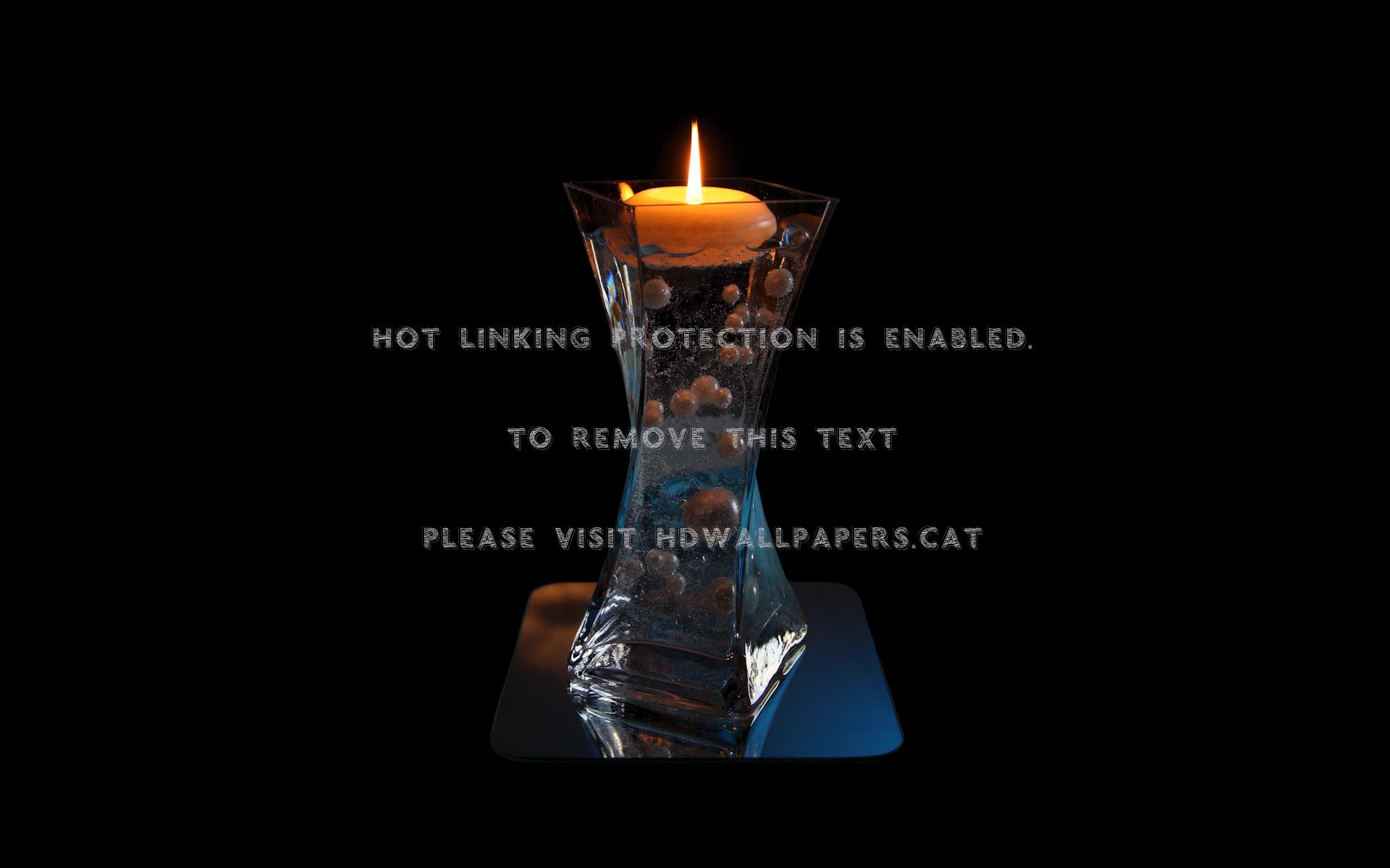 1920x1200 candle floating flame black background