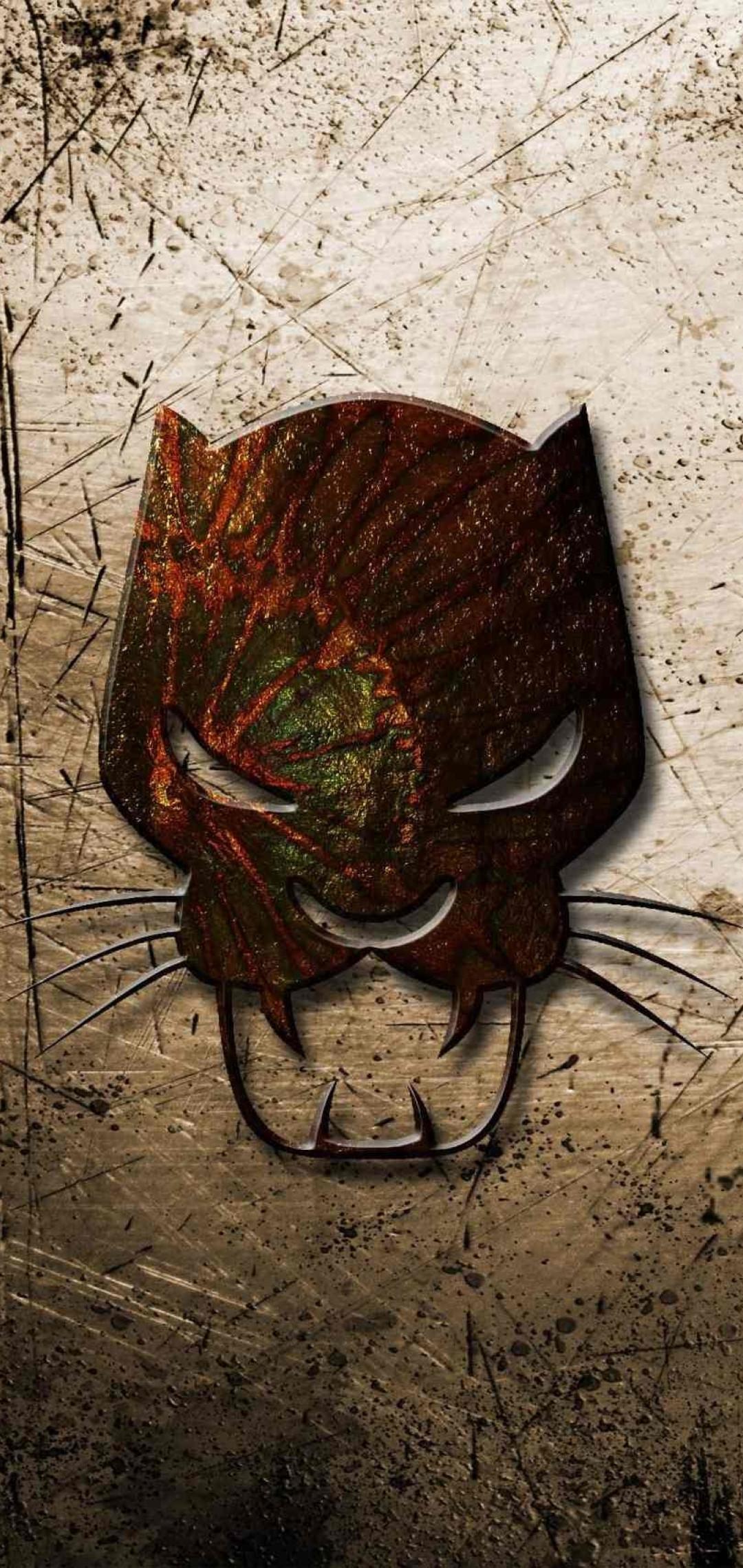 1080x2280 Black Panther Logo One Plus Huawei p Honor view Vivo y Oppo f Xiaomi Mi A2 Wallpaper, HD Movies 4K Wallpaper, Image, Photo and Background