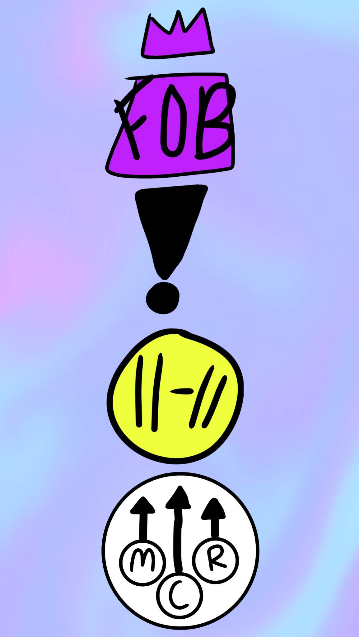 1154x2048 Emo Quartet Wallpaper