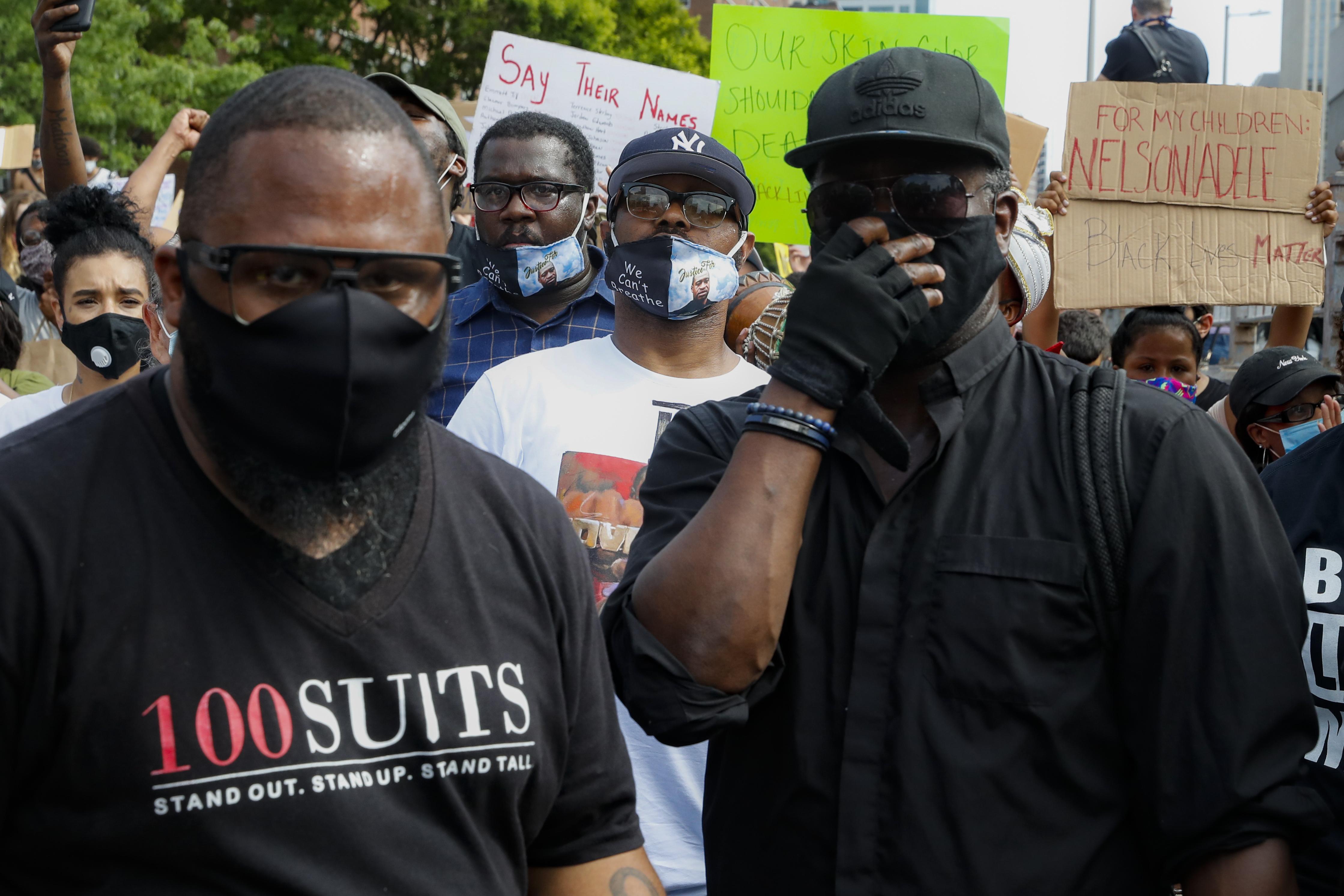 4477x2985 Photos capture nights of protests and fury in New York City over George Floyd death New York