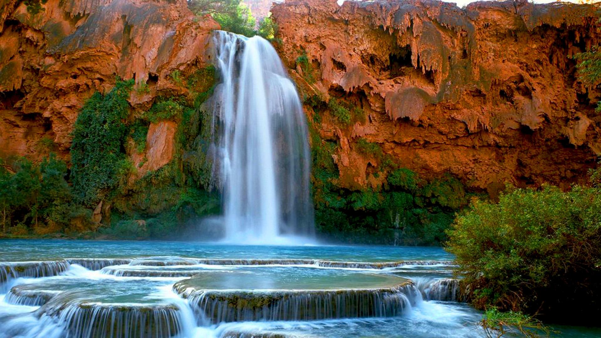 1920x1080 Havasu Falls in Arizona HD Wallpaper