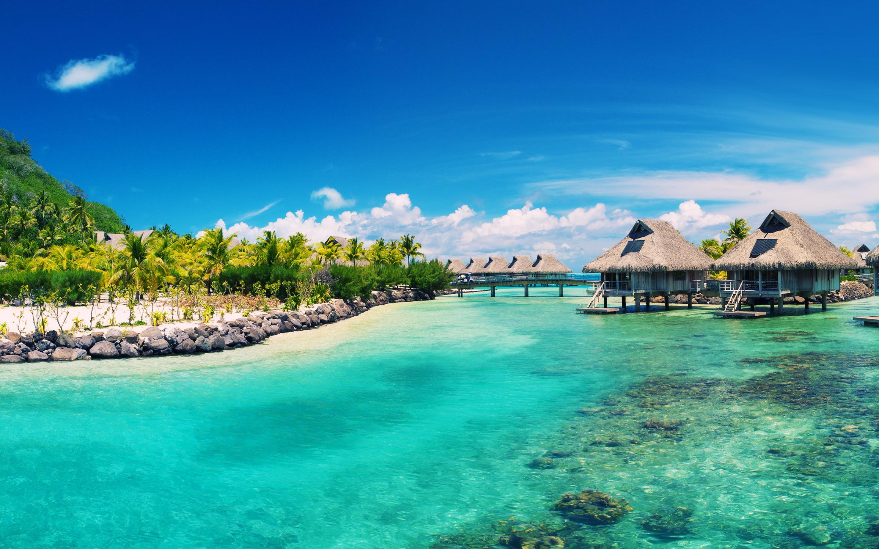 2880x1800 HDR Beach wallpaperx1080